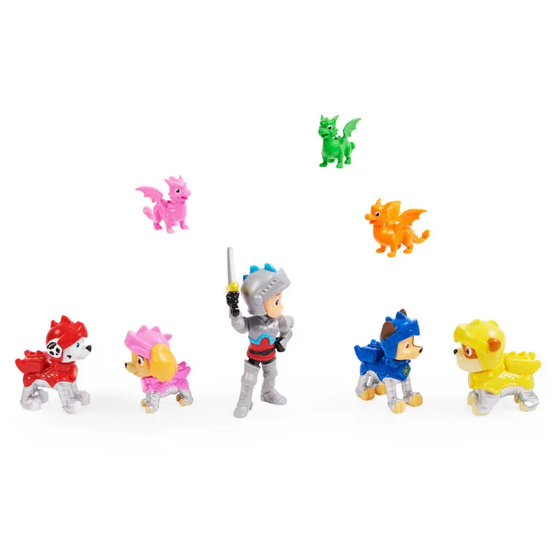 Paw Patrol Rescue Knights blister 8 Figuren Produktfoto