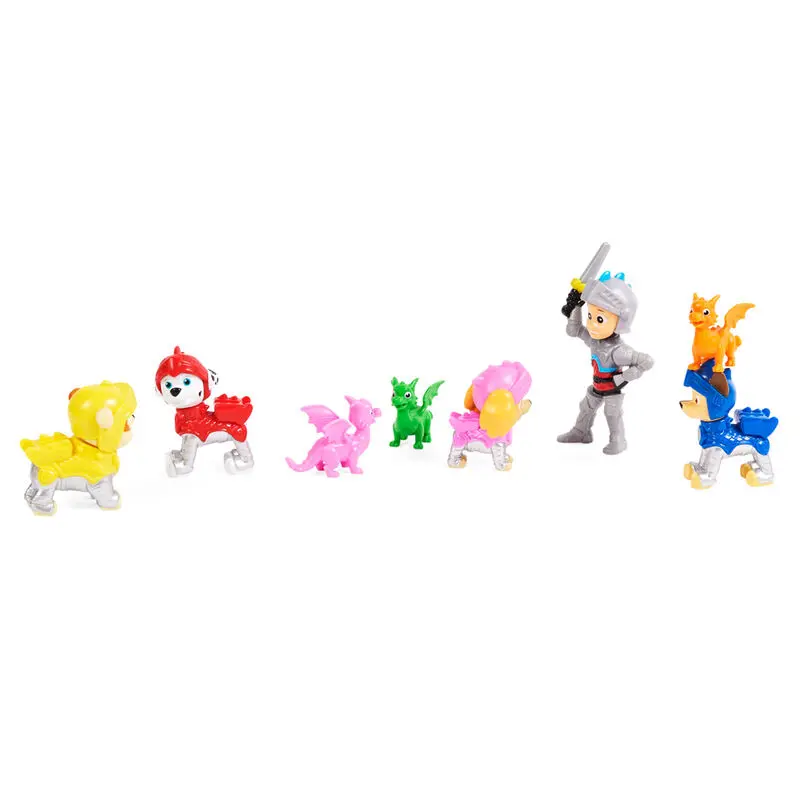 Paw Patrol Rescue Knights blister 8 Figuren Produktfoto