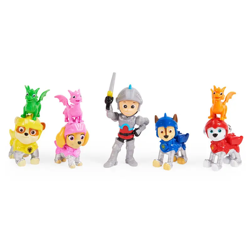 Paw Patrol Rescue Knights blister 8 Figuren Produktfoto