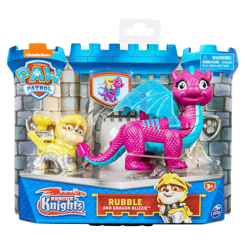 Paw Patrol Rescue Knights Rubble Figur Produktfoto