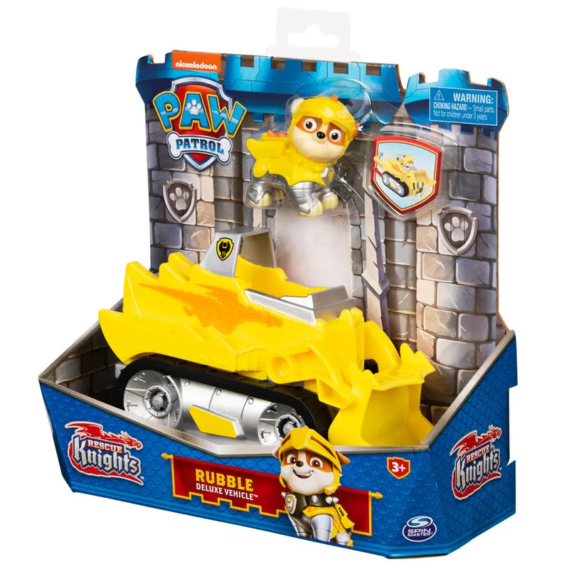 Paw Patrol Rescue Knights Rubble Fahrzeug Produktfoto