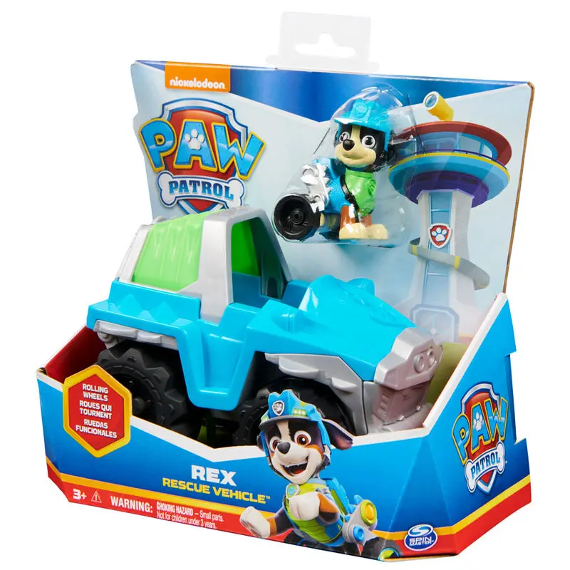 Paw Patrol Rex Fahrzeug Produktfoto