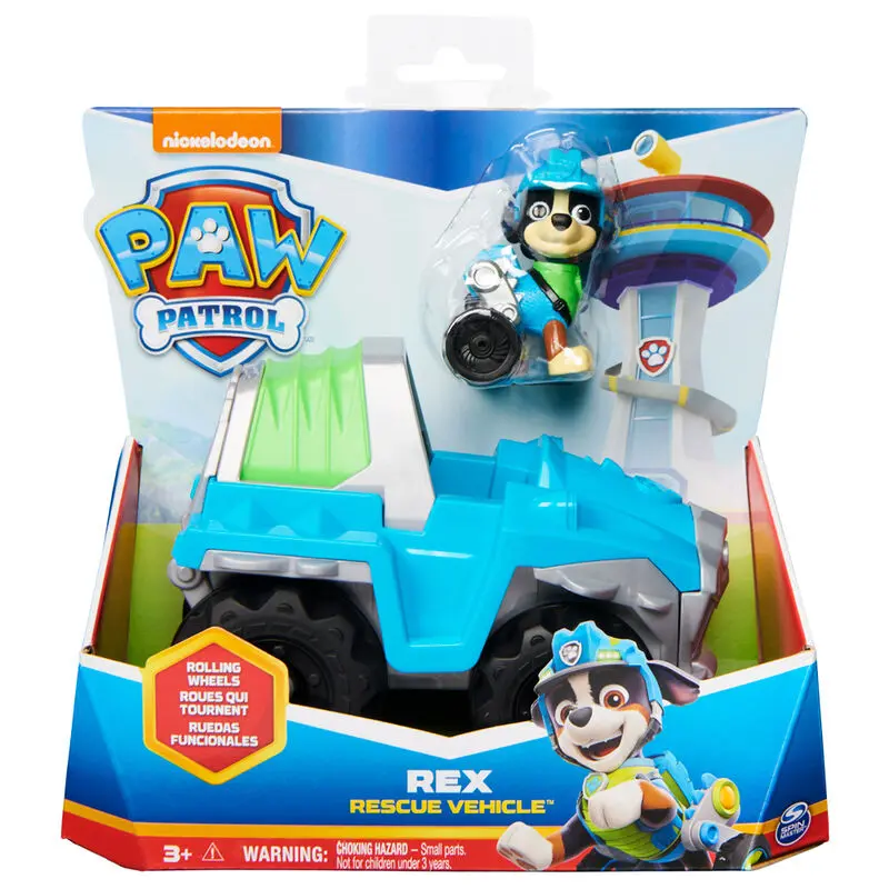 Paw Patrol Rex Fahrzeug Produktfoto