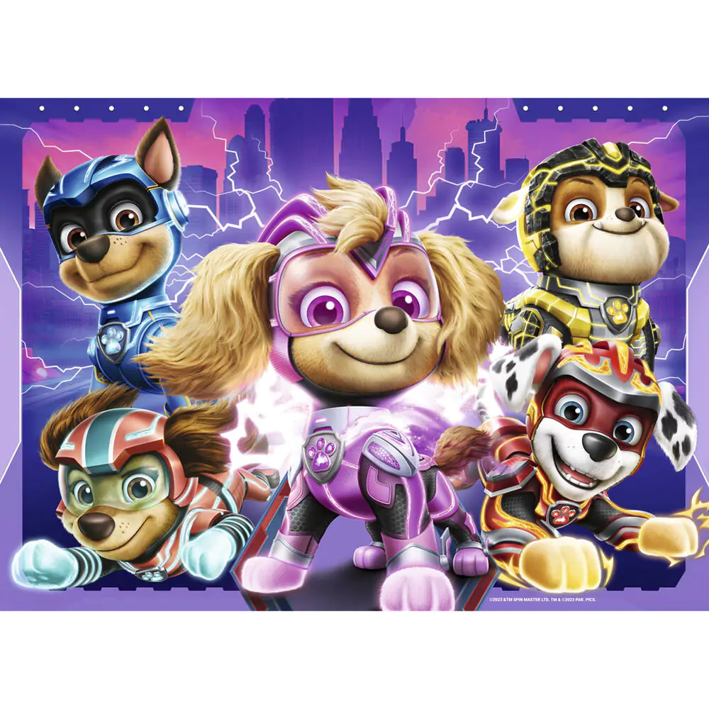 Paw Patrol The mighty movie Puzzle 4x42St Produktfoto