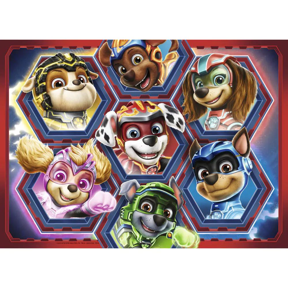 Paw Patrol The mighty movie Puzzle 4x42St Produktfoto