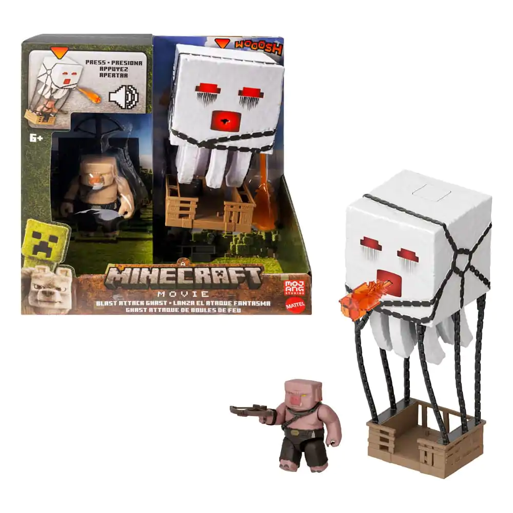 Eine Minecraft Movie Action Figur Blast Attack Ghast 25 cm Produktfoto