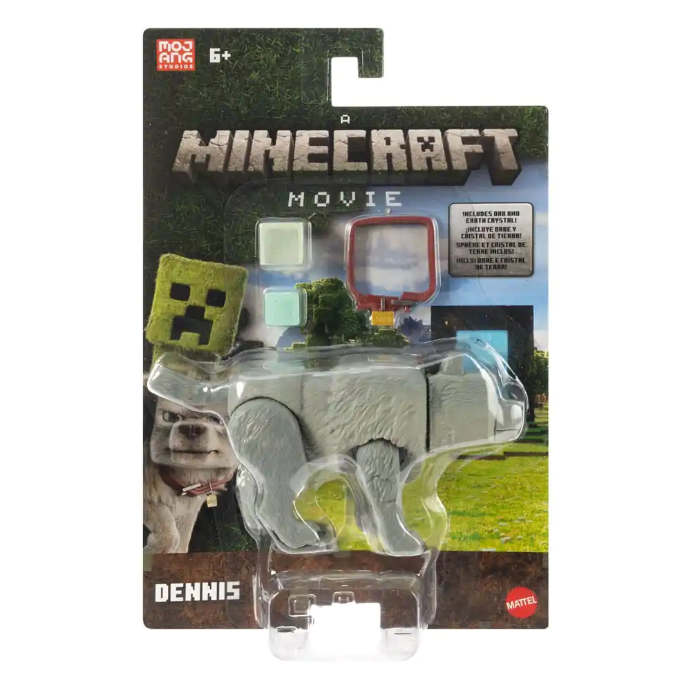 Eine Minecraft Movie Action Figur Dennis the Wolf 10 cm Produktfoto