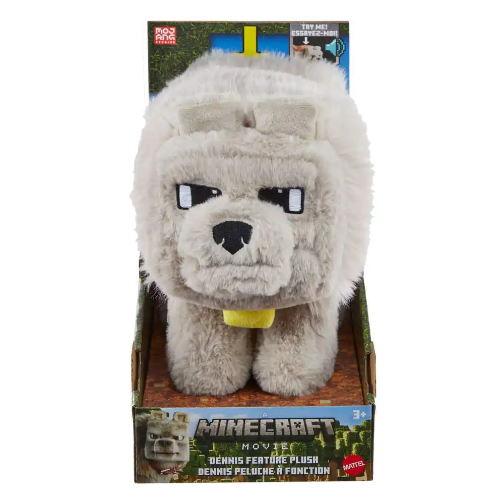 Ein Minecraft Film Plüschfigur Dennis the Wolf 20 cm Produktfoto