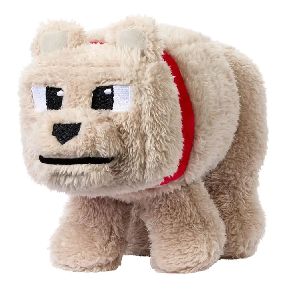 Ein Minecraft Movie Plüschfigur Dennis the Wolf Produktfoto
