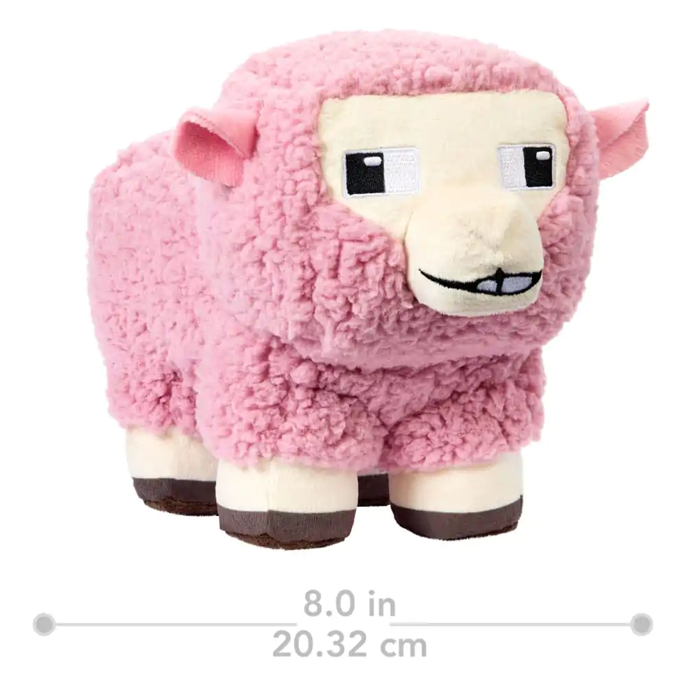 Ein Minecraft Movie Plüschfigur Pink Sheep 20 cm Produktfoto