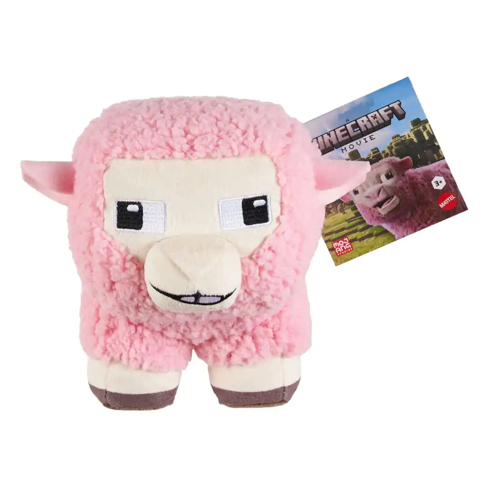 Ein Minecraft Movie Plüschfigur Pink Sheep 20 cm Produktfoto