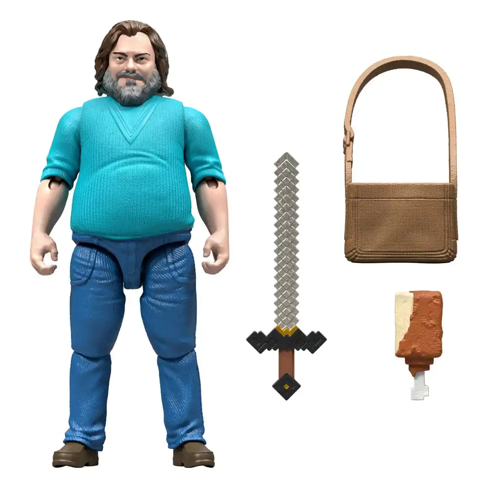 Eine Minecraft Movie Action Figur Steve 10 cm Produktfoto