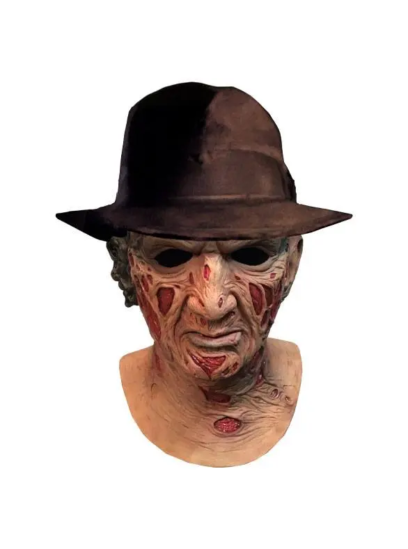 A Nightmare On Elm Street Deluxe Latex Maske mit Hut Freddy Krueger Produktfoto