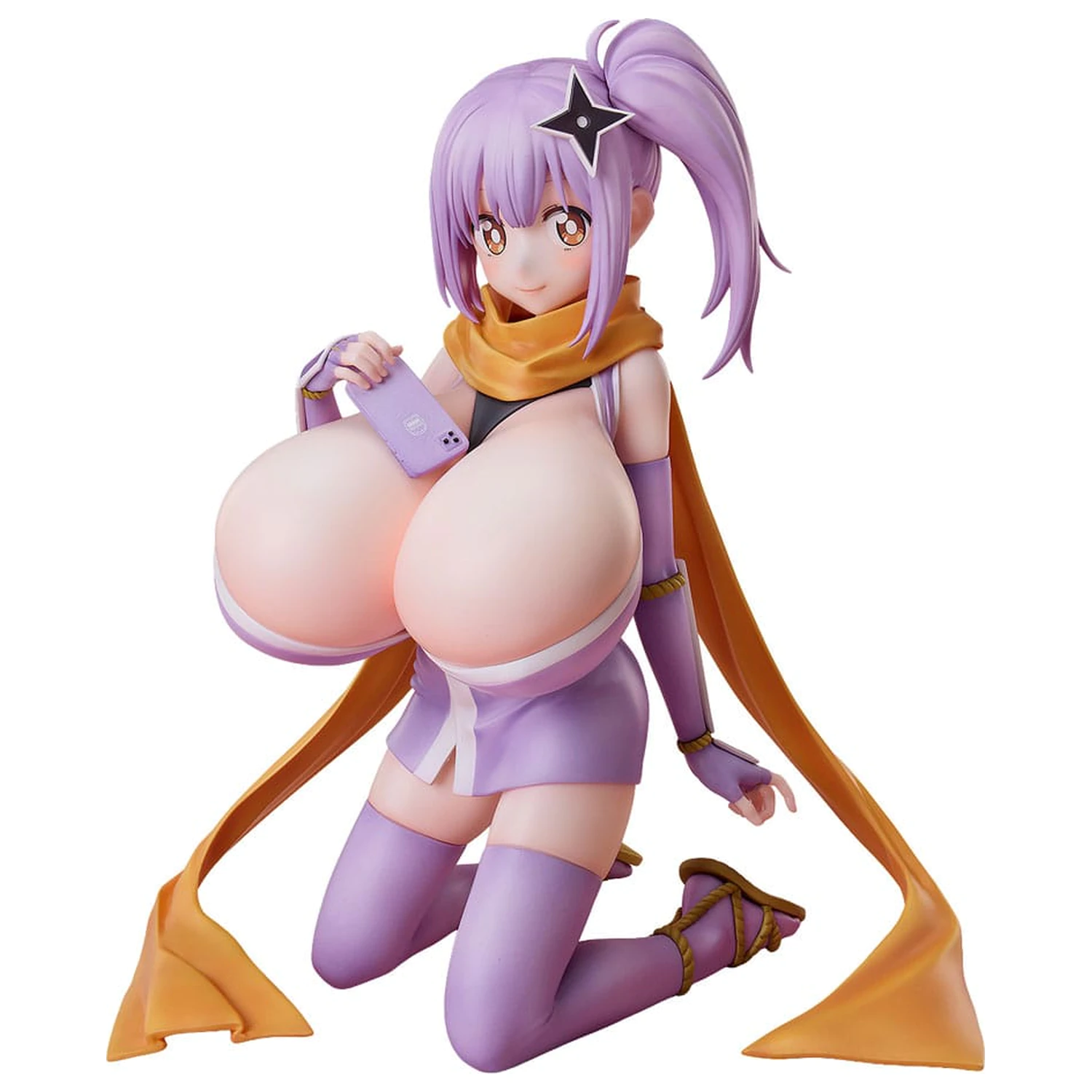 A Ninja and an Assassin Under One Roof Maid PVC Statue 1/4 Diecut Aufkleber Satoko Kusagakure Huge-Breasted Ver. 23 cm Produktfoto