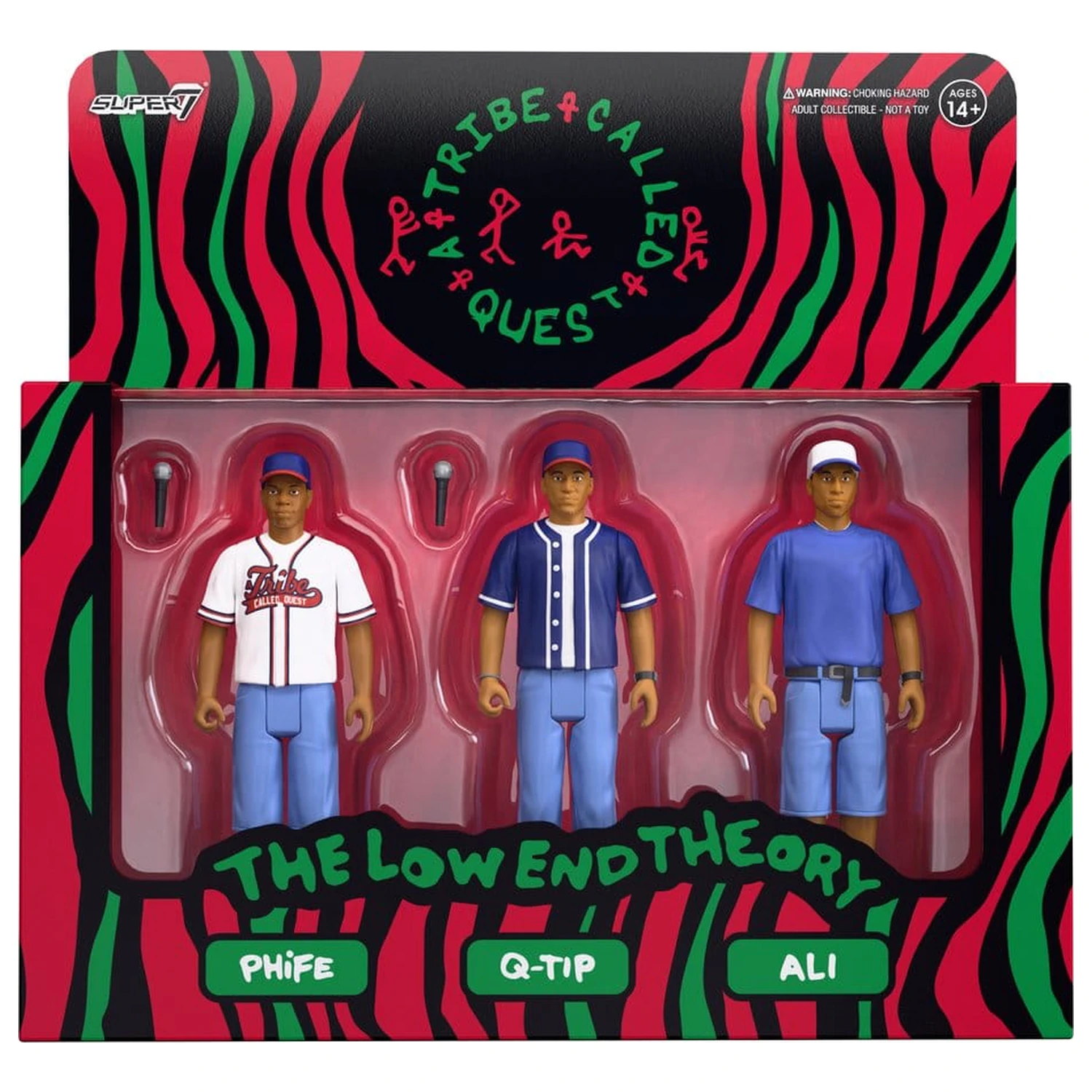 A Tribe Called Quest ReAction Actionfiguren 3er-Pack The Low End Theory Produktfoto