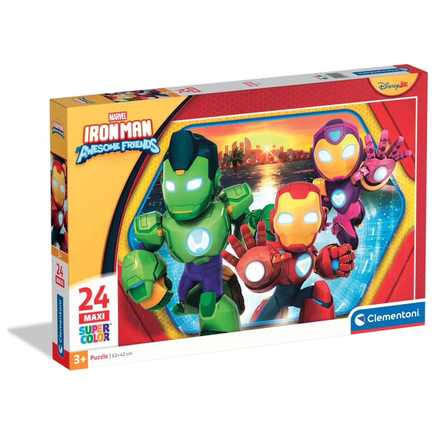 Iron Man and the Hero Squad 24-teiliges Maxi Puzzle Produktfoto