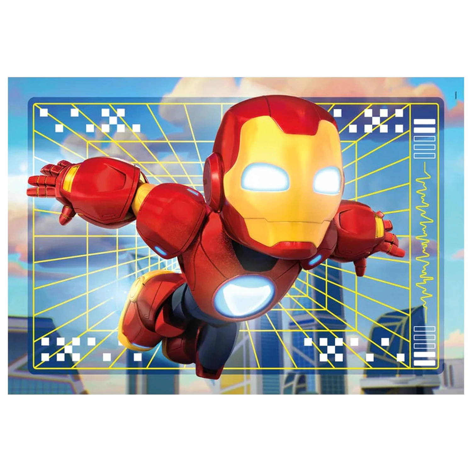 Iron Man and His Hero Squad 2x20 Teile Puzzle Produktfoto