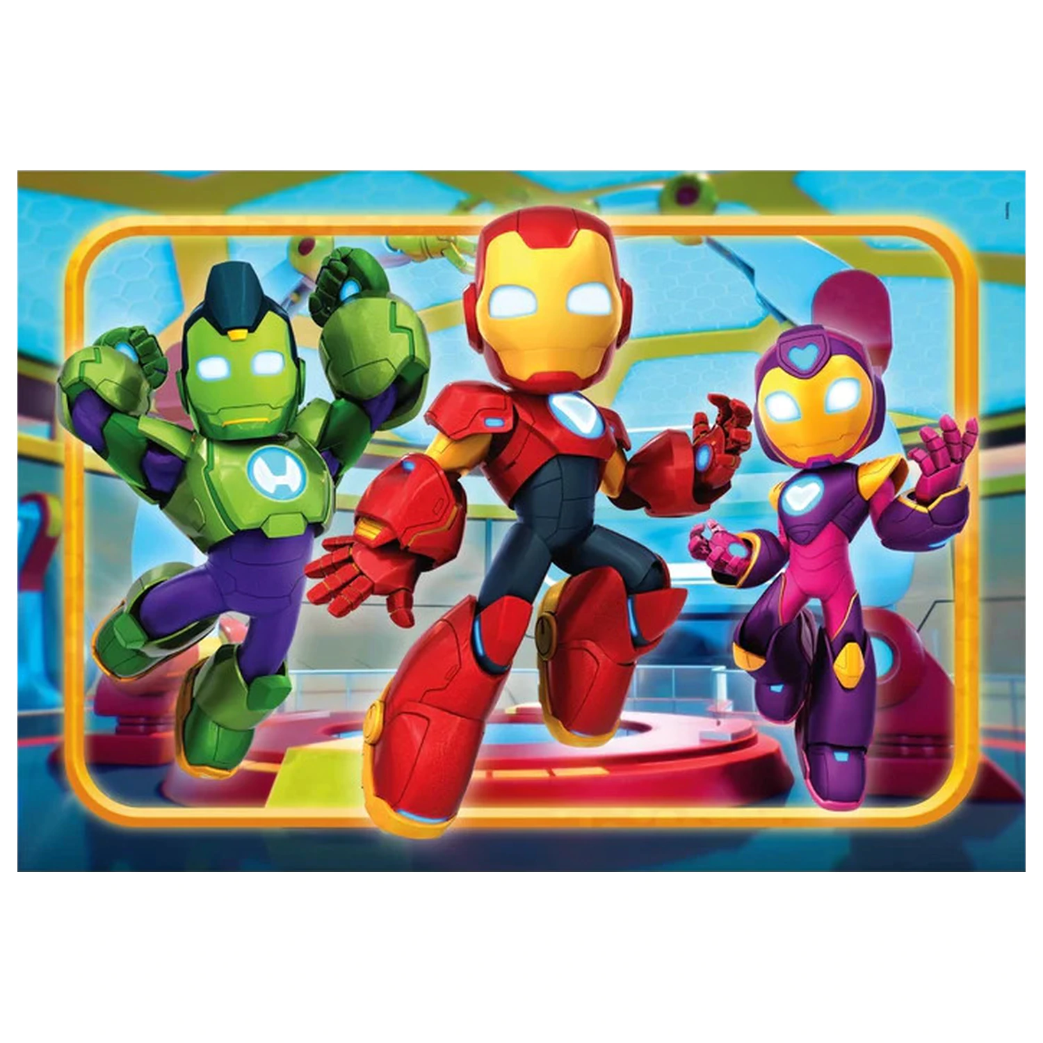 Iron Man und sein Super Team Trio 30-teiliges Puzzle Produktfoto