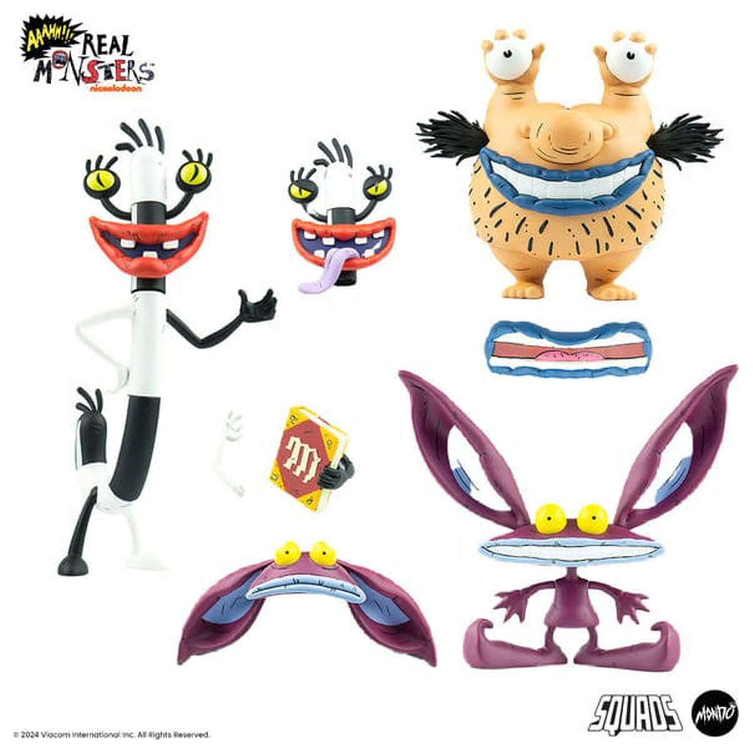 Aaahh!!! Real Monsters PVC Figuren 3er-Pack Ickis, Oblina & Krumm Produktfoto