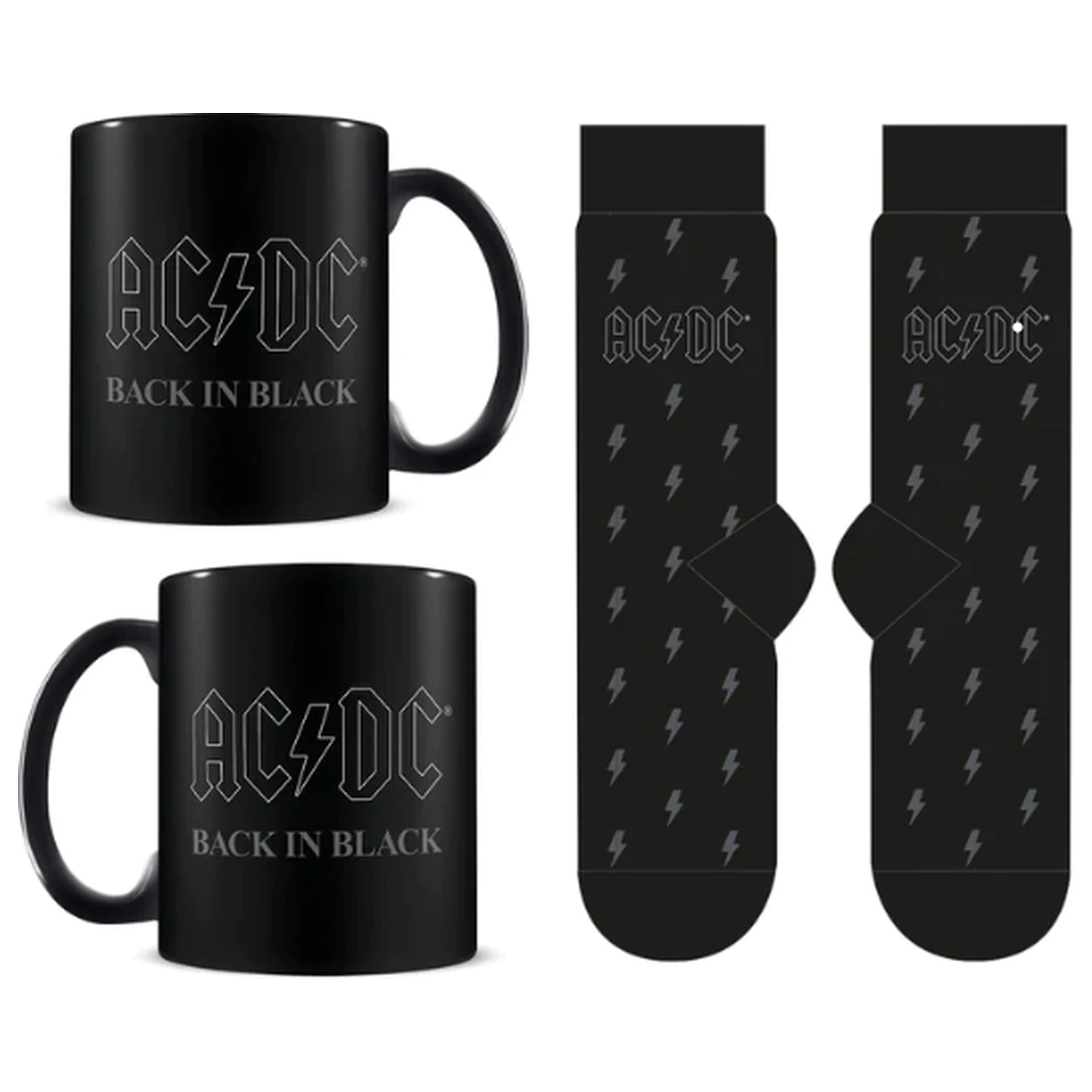 AC/DC Set Tasse und Socken Produktfoto