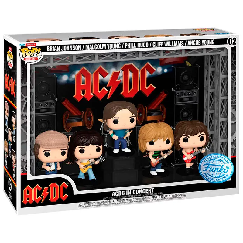 AC/DC POP! Moments DLX Vinyl Figuren 5er-Pack AC/DC in Concert 9 cm termékfotó