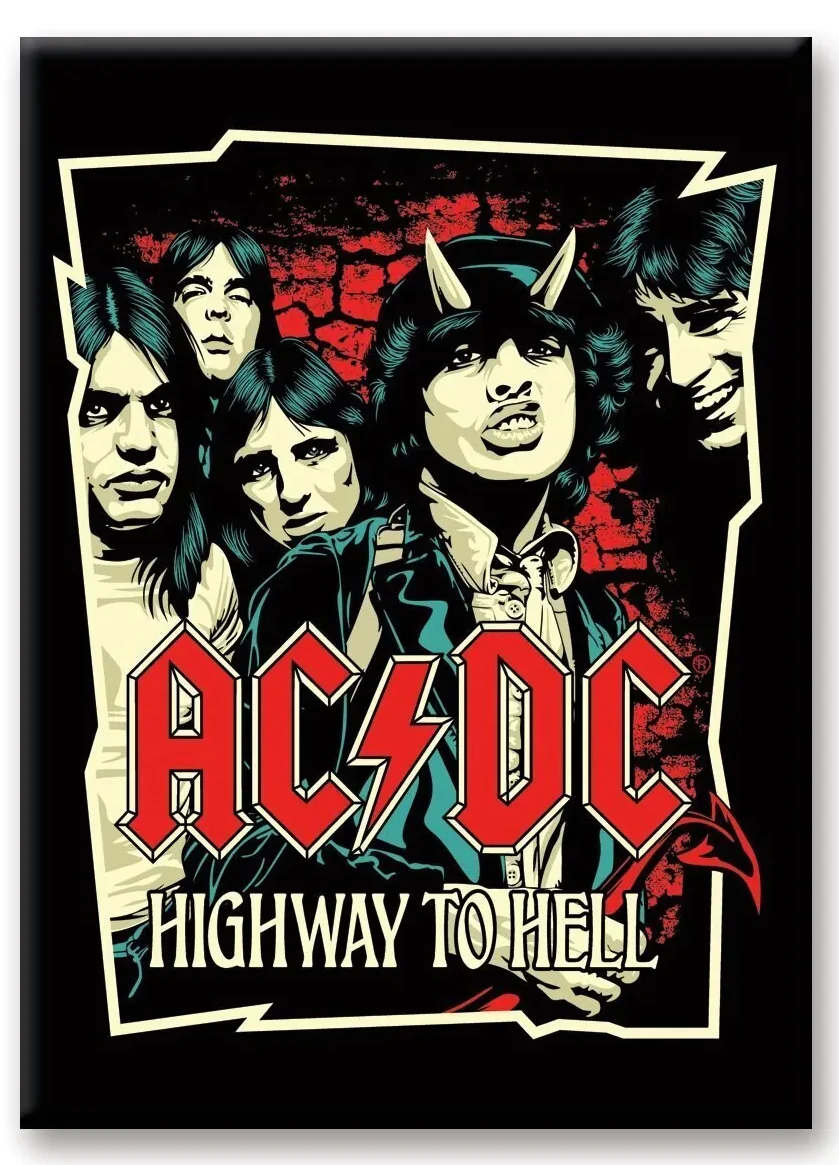 AC/DC Highway To Hell Magnet termékfotó