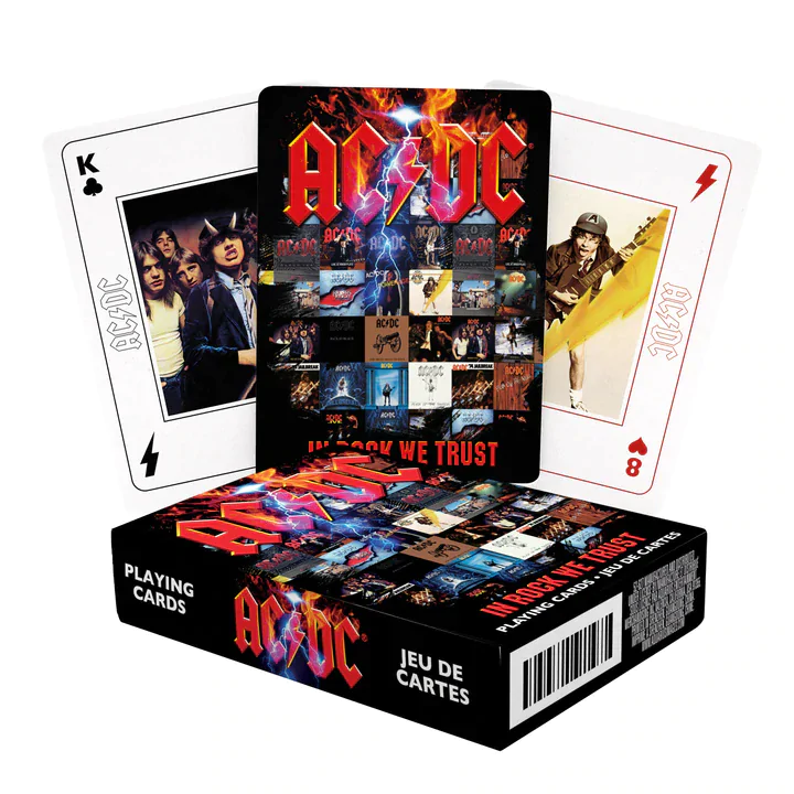 AC/DC Spielkarten In Rock We Trust Produktfoto