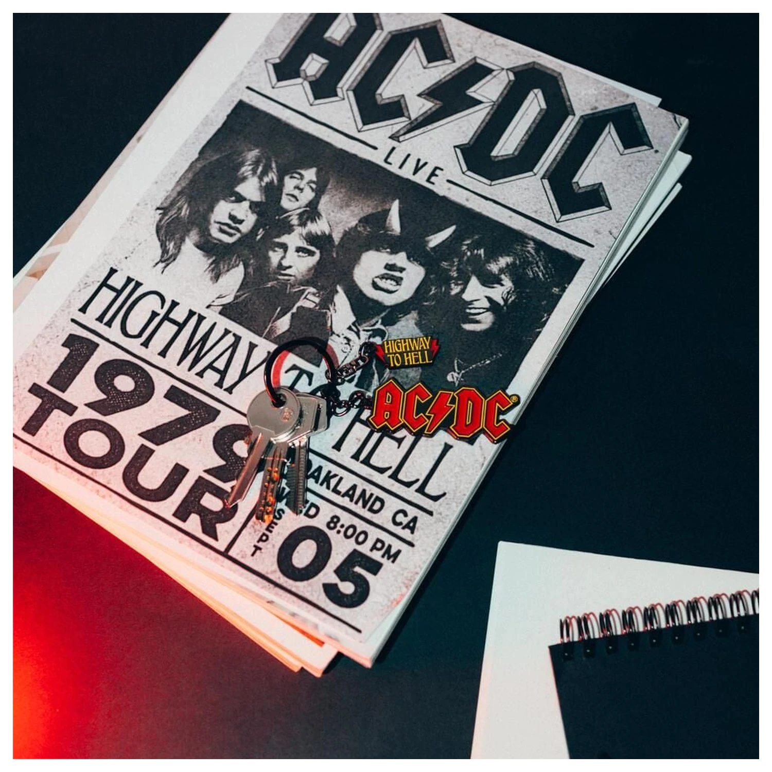 AC/DC Schlüsselanhänger Produktfoto