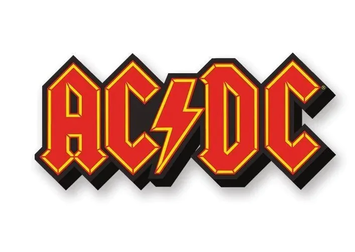 AC/DC Logo Magnet Produktfoto