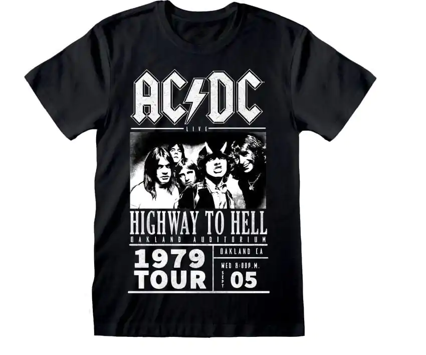 AC/DC T-Shirt Highway To Hell 1979 Tour Black Produktfoto