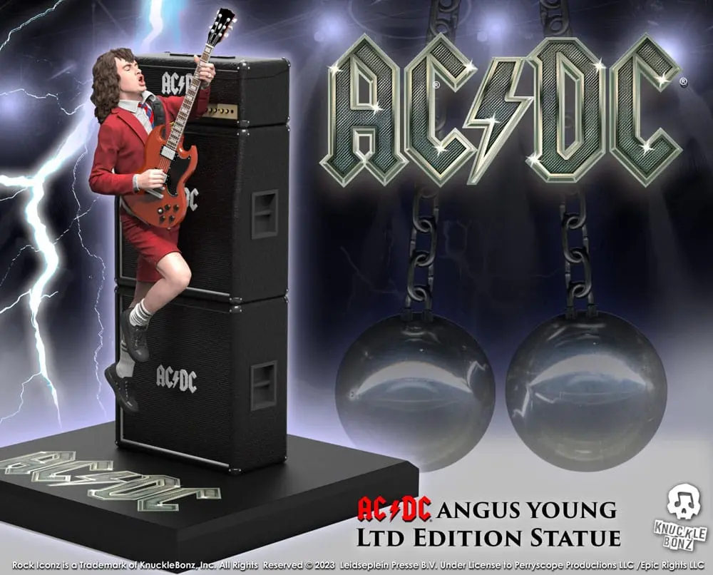 AC/DC Rock Iconz Statue Angus Young III 25 cm termékfotó