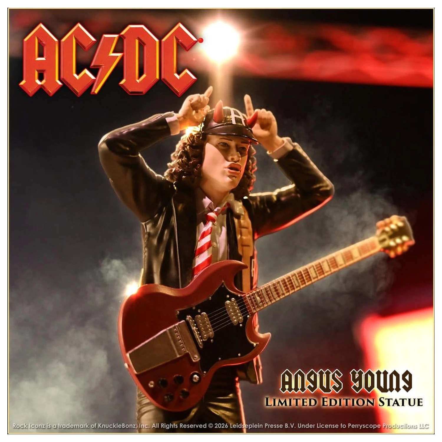AC/DC Rock Iconz Figur Angus Young IV 23 cm Produktfoto