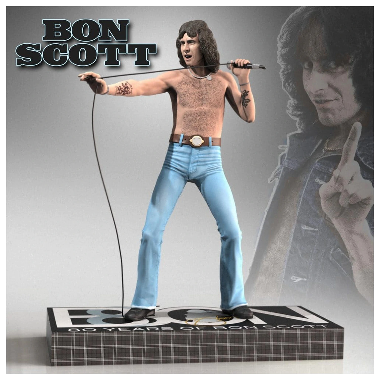 AC/DC Rock Iconz Statue Bon Scott III 22 cm Produktfoto