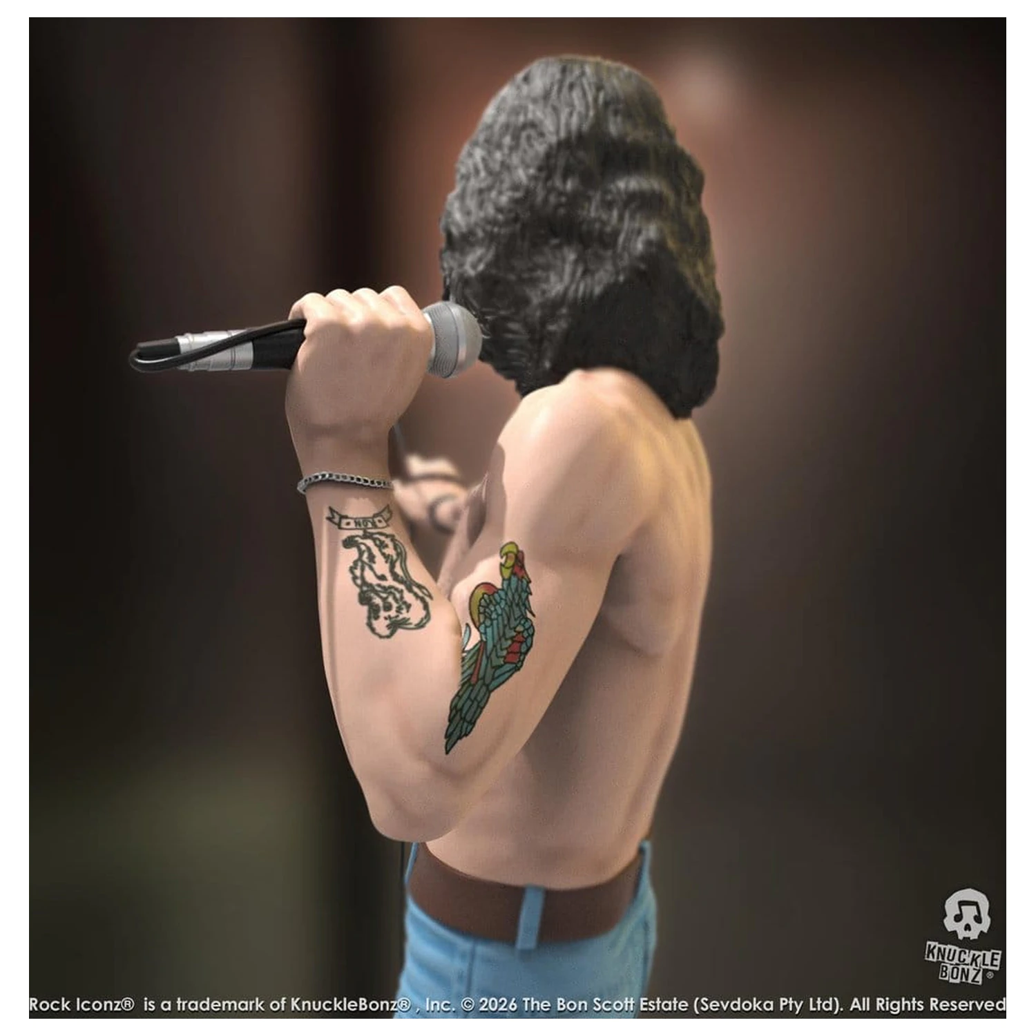 AC/DC Rock Iconz Statue Bon Scott III 22 cm Produktfoto