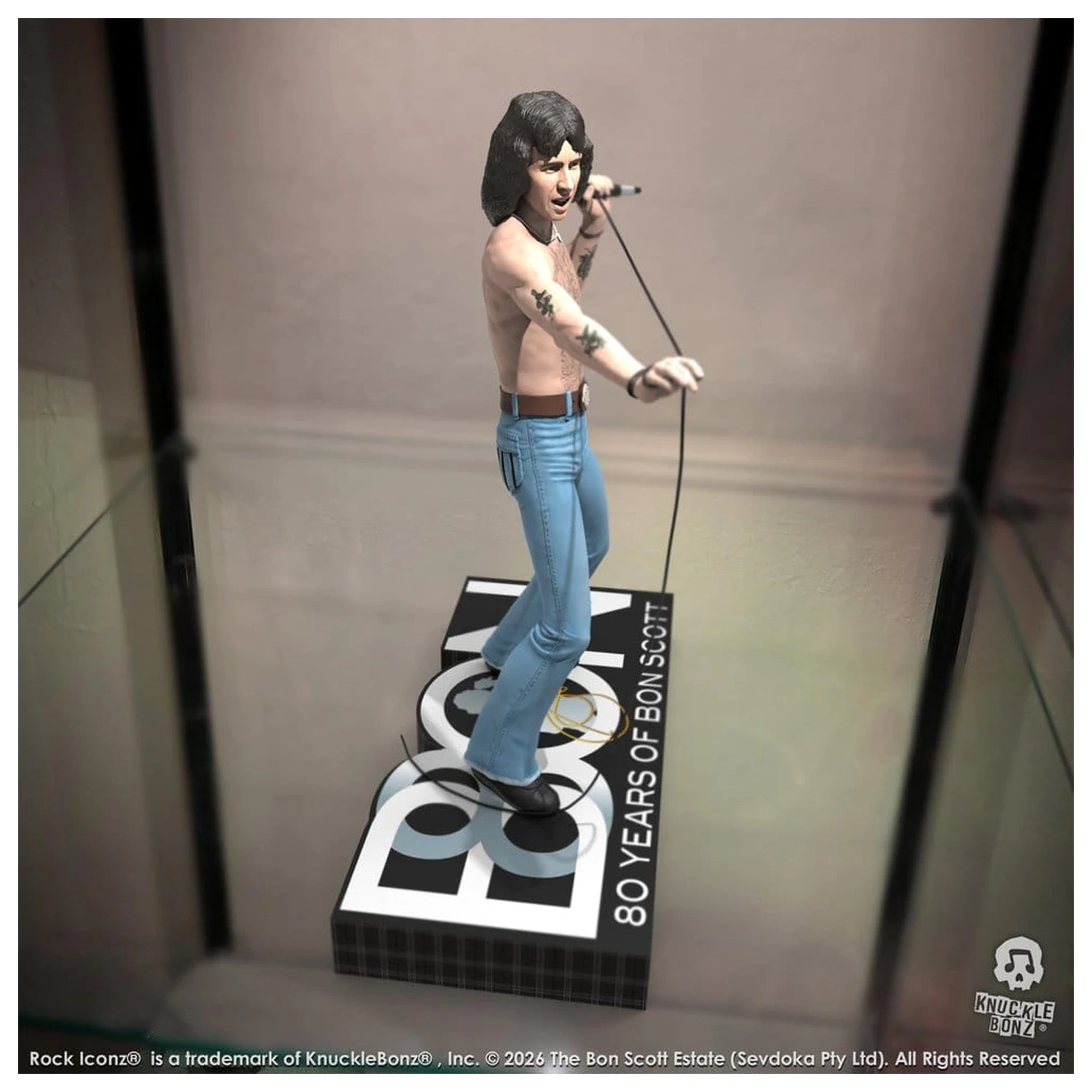 AC/DC Rock Iconz Statue Bon Scott III 22 cm Produktfoto