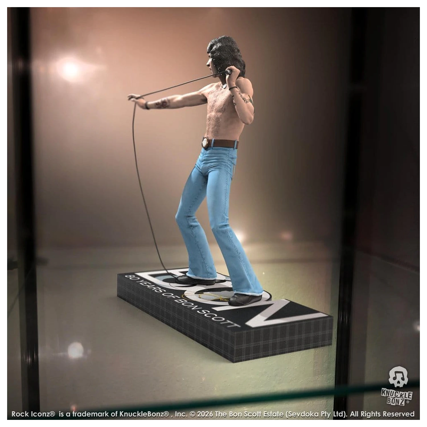 AC/DC Rock Iconz Statue Bon Scott III 22 cm Produktfoto