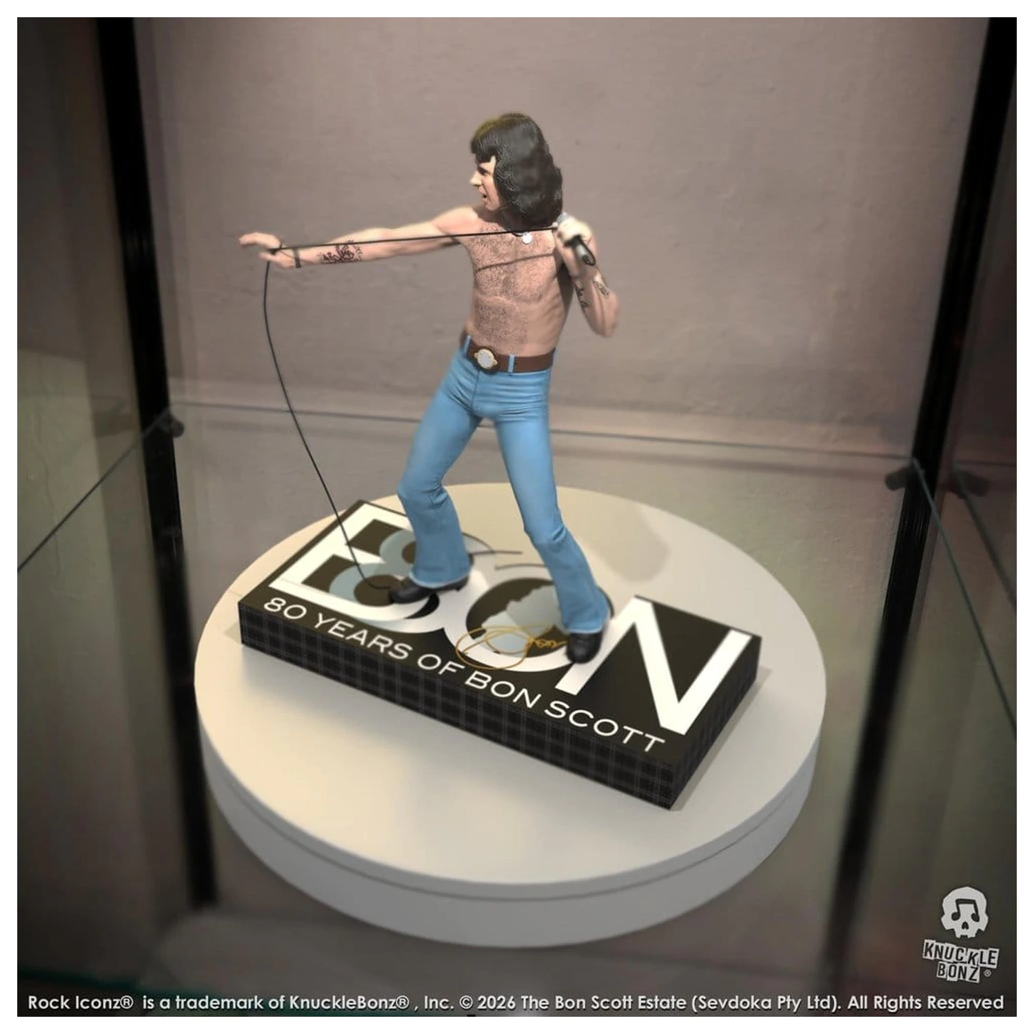 AC/DC Rock Iconz Statue Bon Scott III 22 cm Produktfoto