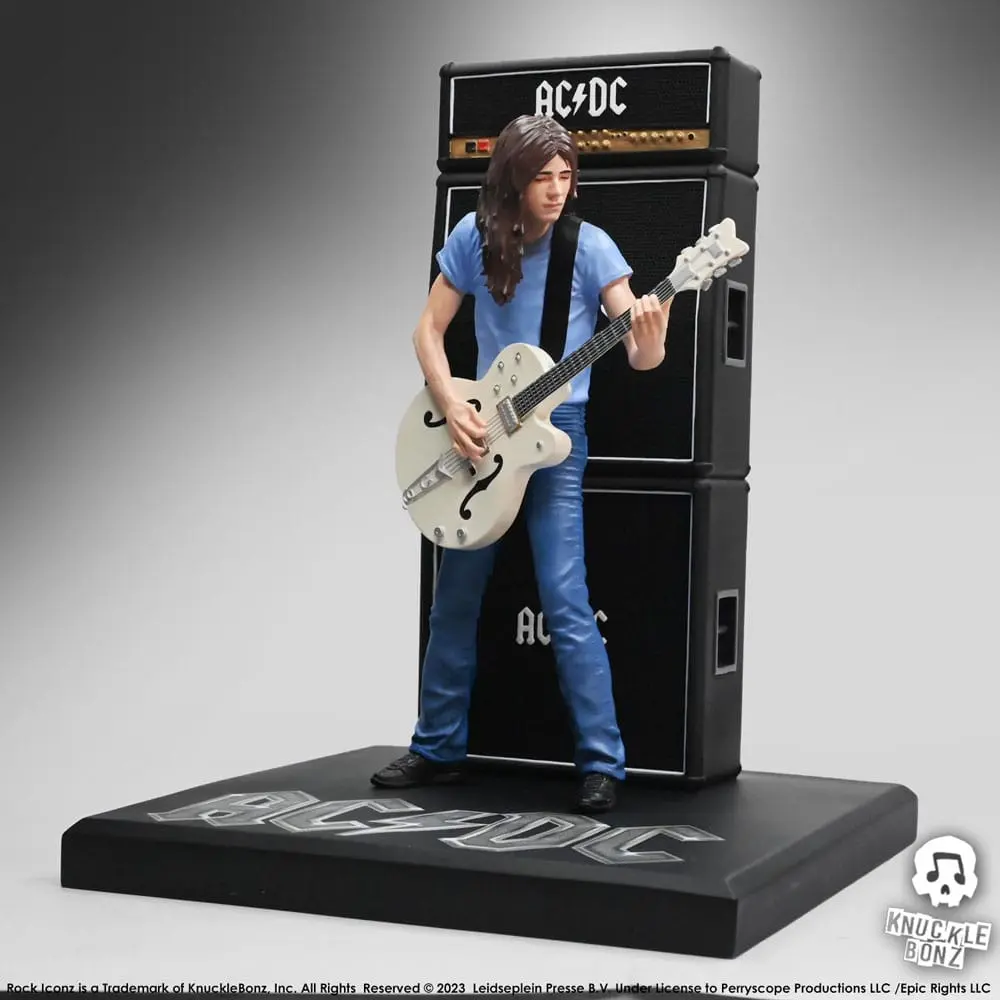 AC/DC Rock Iconz Statue Malcolm Young II 23 cm Produktfoto