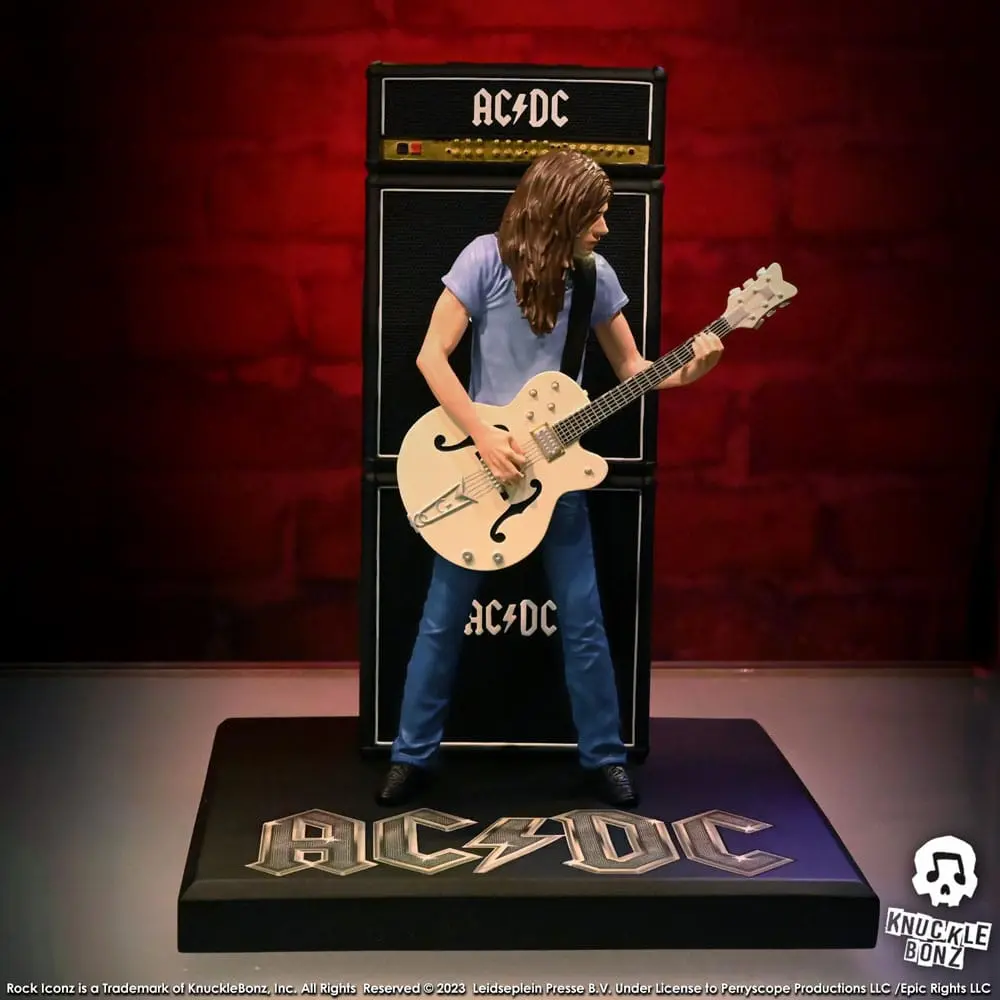 AC/DC Rock Iconz Statue Malcolm Young II 23 cm Produktfoto