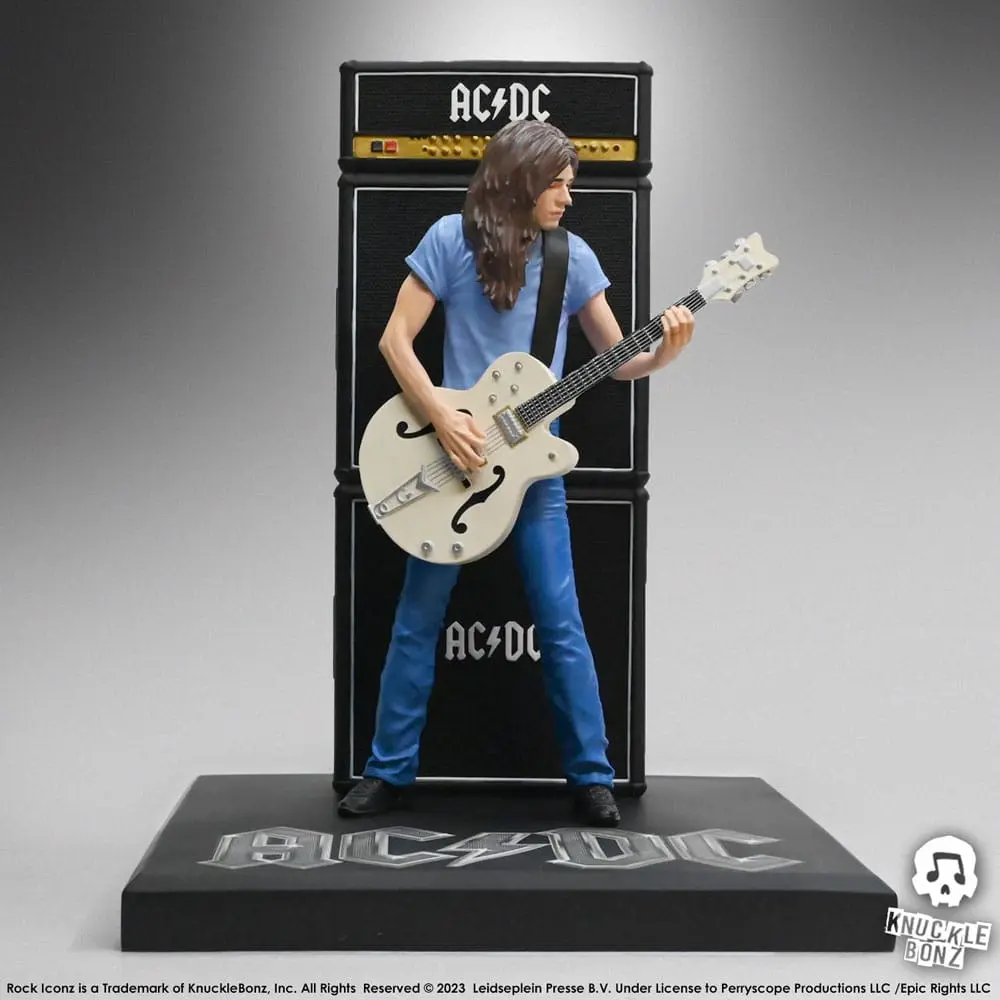 AC/DC Rock Iconz Statue Malcolm Young II 23 cm Produktfoto