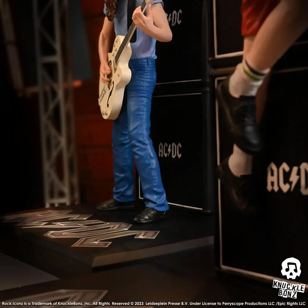 AC/DC Rock Iconz Statue Malcolm Young II 23 cm Produktfoto