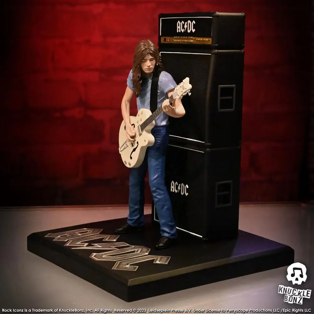 AC/DC Rock Iconz Statue Malcolm Young II 23 cm Produktfoto