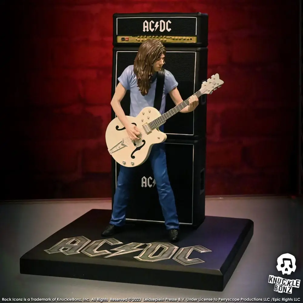 AC/DC Rock Iconz Statue Malcolm Young II 23 cm Produktfoto