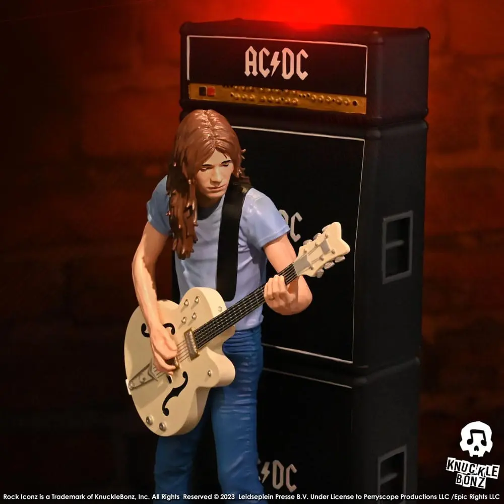 AC/DC Rock Iconz Statue Malcolm Young II 23 cm Produktfoto