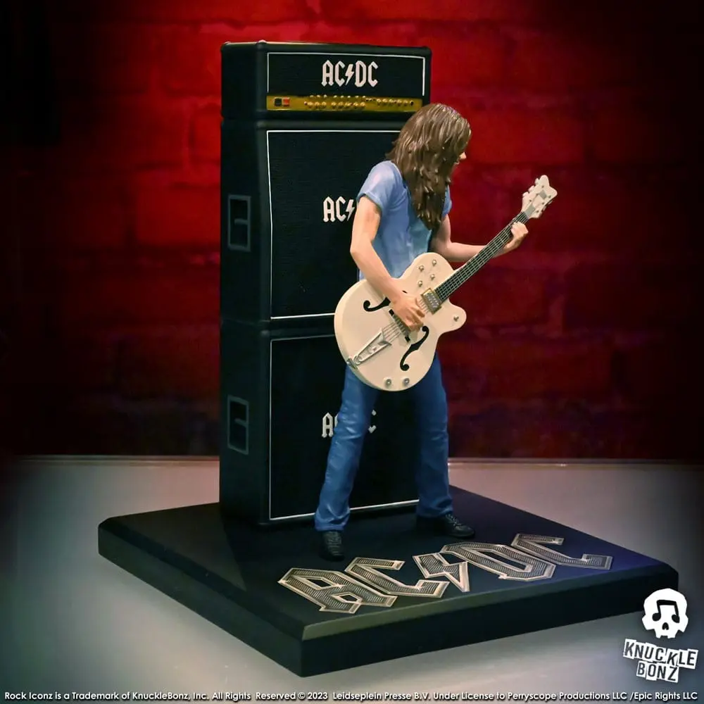 AC/DC Rock Iconz Statue Malcolm Young II 23 cm Produktfoto