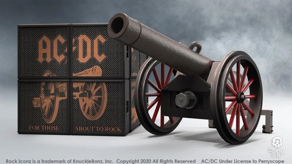 AC/DC Rock Ikonz On Tour Statues Cannon "For Those About to Rock" Produktfoto