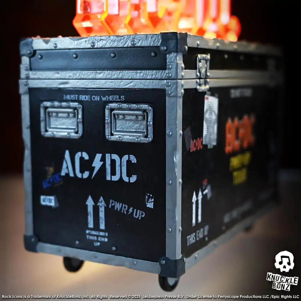 AC/DC Rock Ikonz On Tour Statue PWR UP Tour Road Case Produktfoto