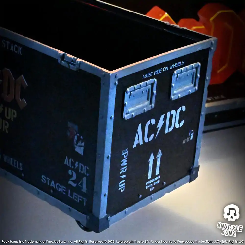 AC/DC Rock Ikonz On Tour Statue PWR UP Tour Road Case Produktfoto