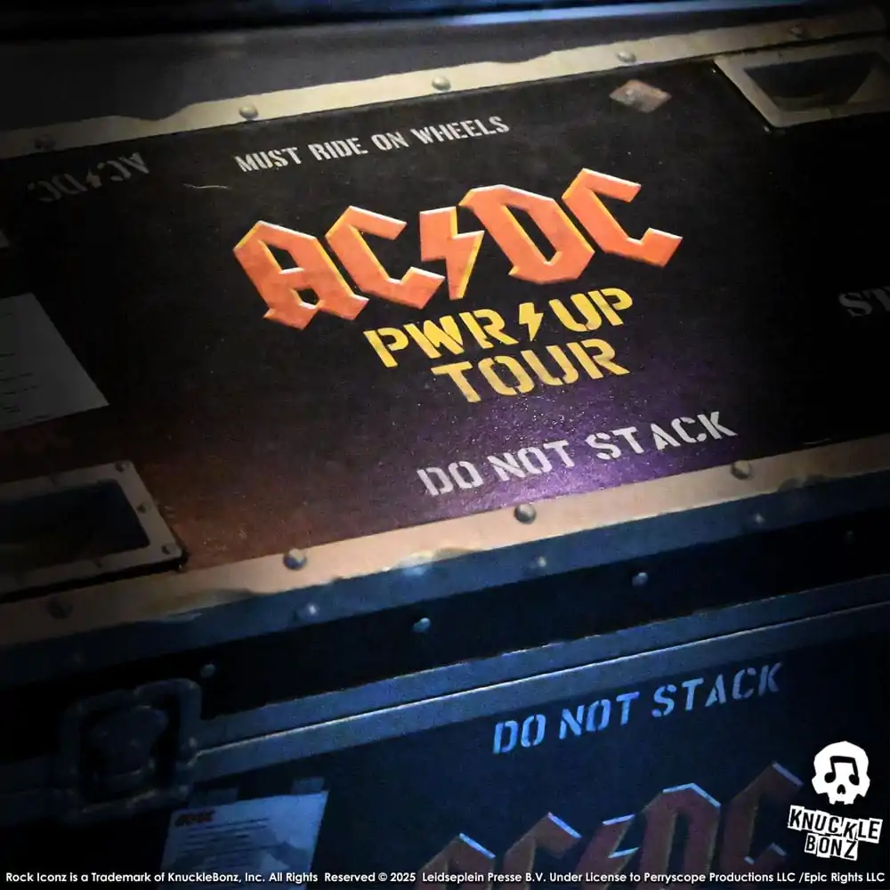 AC/DC Rock Ikonz On Tour Statue PWR UP Tour Road Case Produktfoto