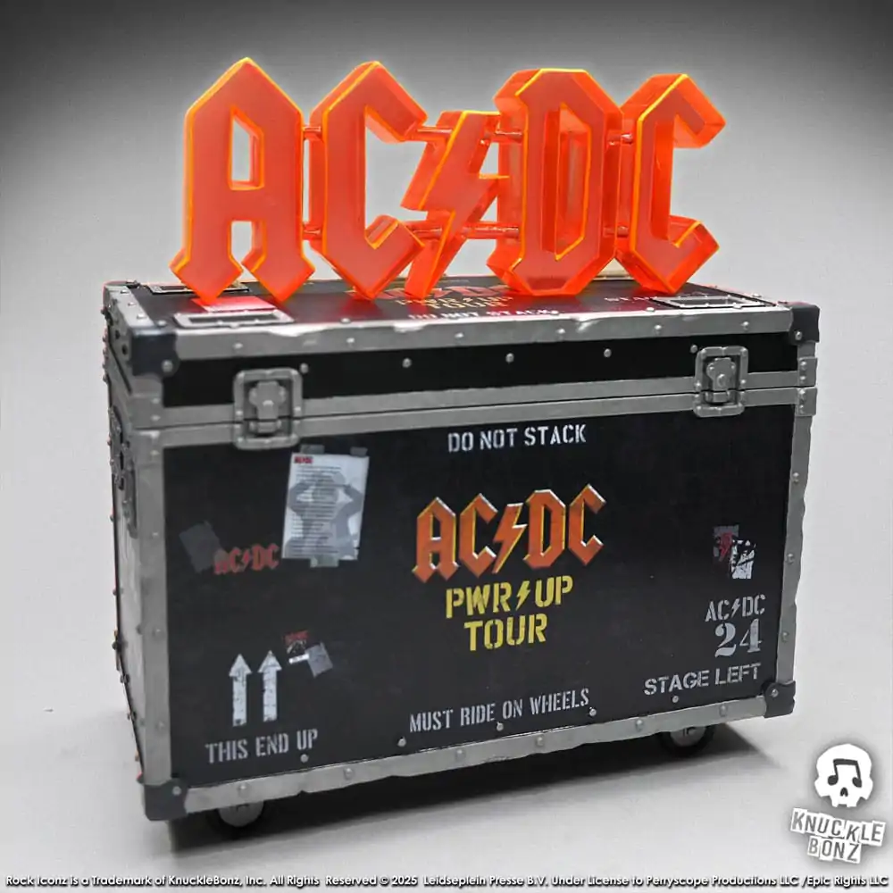 AC/DC Rock Ikonz On Tour Statue PWR UP Tour Road Case Produktfoto